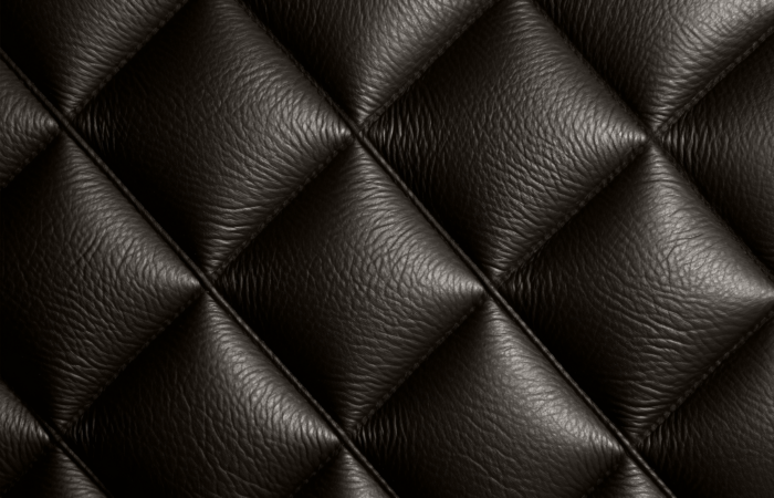black leather